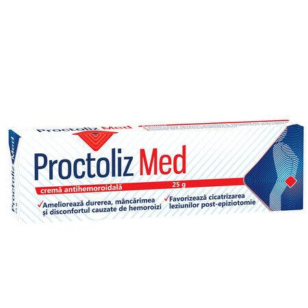 Proctoliz Med crème anti-hémorroïdaire, 25 g, Look Ahead