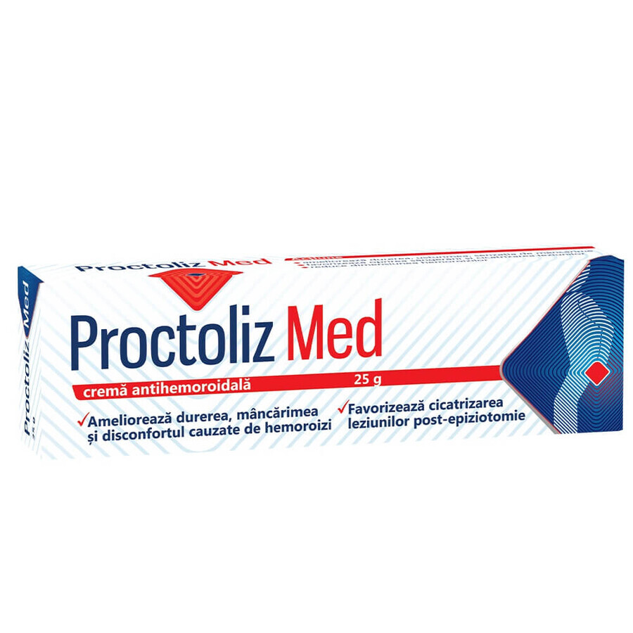 Proctoliz Med crème anti-hémorroïdaire, 25 g, Look Ahead