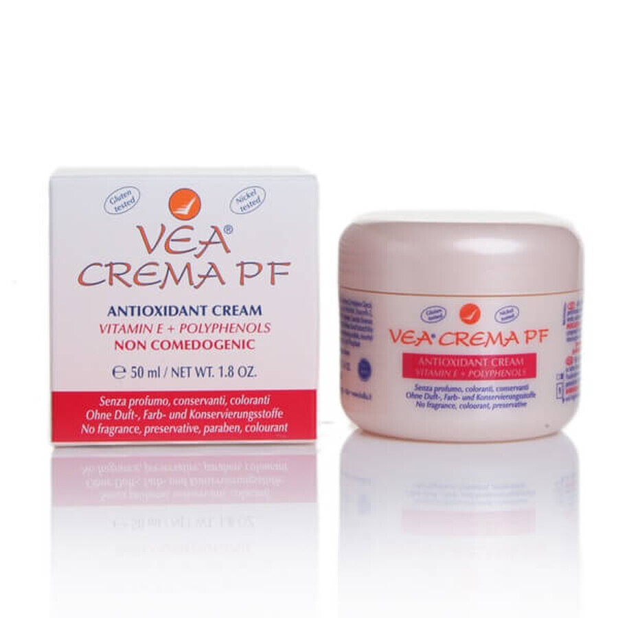 VEA PF Crema antioxidanta cu Vitamina E si Polifenoli, 50 ml, Hulka