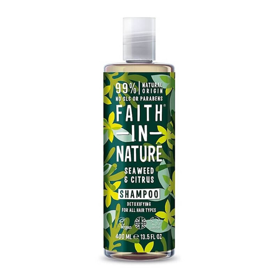 Shampoing aux algues et agrumes x 400ml, Faith in Nature