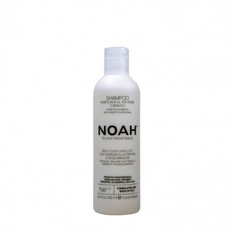 Sampon cu ceai verde pt par cu matreata (1.5) x 250ml, Noah