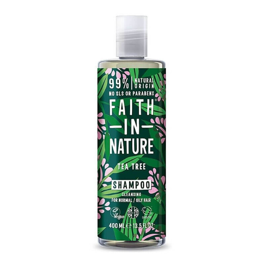 Shampooing à l'huile d'arbre à thé x 400ml, Faith in Nature