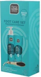 PHARMALEAD Set de Cuidado de Pies Crema de Pies para Piel Agrietada 75ml &amp; Baño de Pies Baño de Pies 150ml &amp; Navaja de Madera para Pies