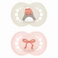 Sucette en silicone MAM Original Winter Limited Edition pour 2-6 mois - Pingouin / Ruban