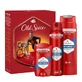 Set cadou POLD SPICE XMAS25 Ironman cu deodorant stick, spray și gel de duș Whitewater
