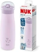 NUK Cup Mini-Me Flip Tasse en acier inoxydable pour 12 mois et plus, Lilas 500ml [10.225.329]