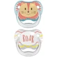 Sucette DR BROWN'S PreVent Orthodontic pour 0-6 mois Bleu avec animaux, 2 pièces PV 12015