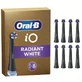 ORAL B iO Radiant White Black Cabezales de recambio para cepillos eléctricos, 8 piezas