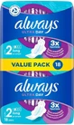 ALWAYS Ultra Pads Long Plus With Wings Taille 2, 18 pièces