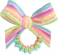 Invisibobble Slim Sprunchie Kids w.Bow Let's Chase Rainbows Kids Non-Destructive Hair Ribbon x1