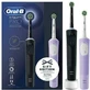 ORAL-B Vitality Pro Duo Pack Elektrische Zahnbürste Schwarz & LIlac 2 Stück