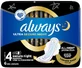 ALWAYS Serviettes hygiéniques à haute absorption Ultra Secure Night 4 InstantDry avec ailettes, 6 pièces