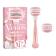 GILLETTE Venus Comfortglide Body Scraper 1 Piece With Replacement Heads 3 Blades &amp; Lubricating Tape Spa Breeze 2 Pieces