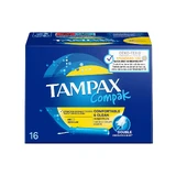 TAMPAX Compak Regular Tampons With Applicator For Regular Flow 16 pieces