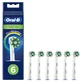 ORAL B CrossAction Ersatzbürstenköpfe für elektrische Zahnbürsten, 6 Stück