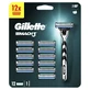 GILLETTE Mach 3 Men's Shaving Machine &amp; 12 Spare Heads