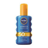 Spray solaire SPF 50 Protect &amp; Dry Touch, 200 ml, Nivea Sun