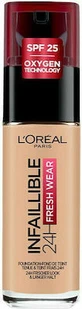 LOREAL Infaillible Foundation 32H Fresh Wear Foundation Face with Lightweight Texture for Total Coverage Lasting 32 Hours 120 Golden Vanilla