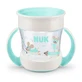 NUK Mini Magic beker met lipje en deksel Vanaf 6 maanden, 160ml In verschillende kleuren - Turquoise