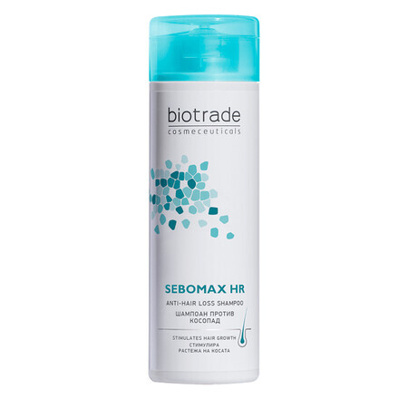 Biotrade Sebomax HR Shampooing contre la chute des cheveux, 200 ml