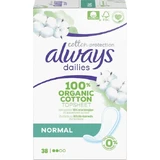 ALWAYS Dailies Protège-slip en coton Normal 38 pièces