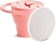 MUNCHKIN C'est Silicone! Snack Catcher Silicone Snack Container 6+ luni Coral
