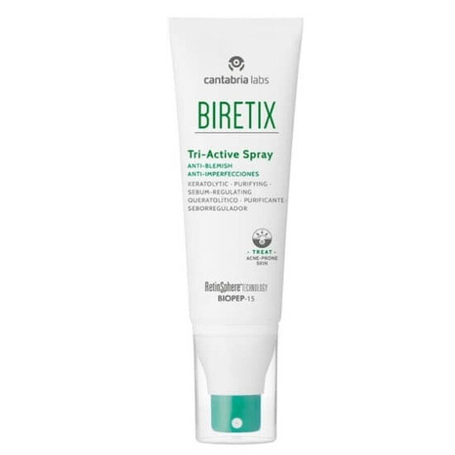 Tri-Active Biretix Spray contre les impuretés de la peau, 100 ml, Cantabria Labs Évaluations