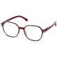 Lunettes de presbytie EYELEAD E264 Rouge-Diaphanes-Lunettes 2.75