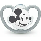 NUK Disney Space Chupete de Silicona con Funda 6-18 meses - Gris
