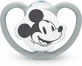 Sucette en silicone NUK Disney Space avec étui 6-18 mois - Gris