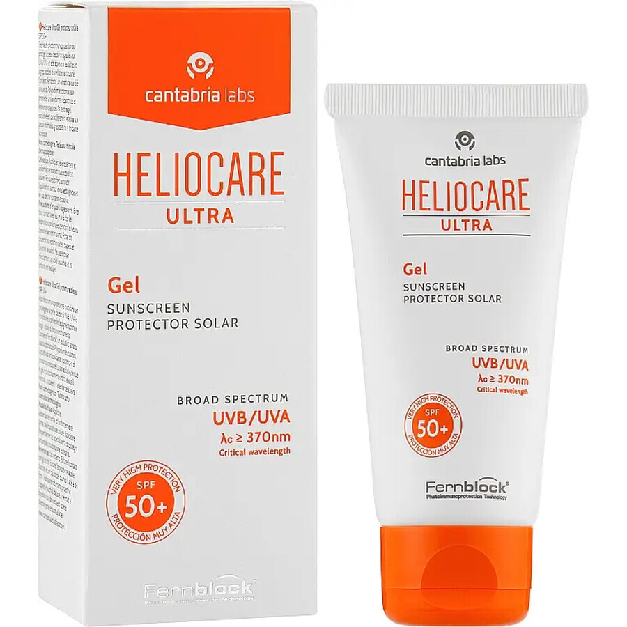 Gel solaire Heliocare Ultra 90 avec SPF 50+, 50 ml, Cantabria Labs