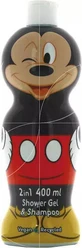 AIR-VAL International Gel douche et shampooing Mickey pour enfants 400ml