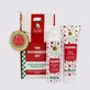 ALOE COLORS Promo Xmas The Kourabies Set Kourabies Gel de Ducha Corporal 200ml &amp; Loción Corporal Hidratante Leche Corporal 120ml &amp; Adorno de Navidad Regalo