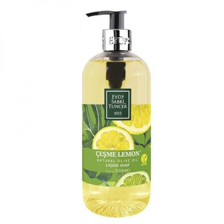 Savon liquide à l'huile d'olive naturelle Cesme Lemon, 500 ml, Eyup Sabri Tuncer