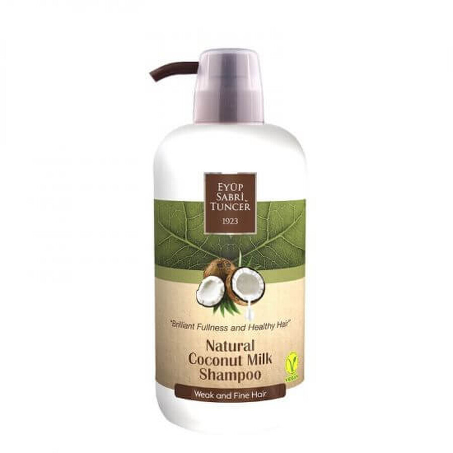 Shampoo con latte di cocco naturale, 600 ml, Eyup Sabri Tuncer