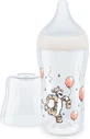 Biberon en plastique NUK Winnie Pooh Parfait Contre les Coliques Avec Tétine en Silicone Pour 3+ Mois 260ml