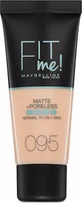 MAYBELLINE Fit Me Fond de teint pour une couvrance naturelle et mate 30ml 095 Faire Porcelain