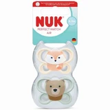 Sucette en silicone NUK Perfect Match Air 0-2 mois 2 pièces