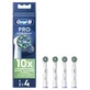 ORAL B Pro CrossAction Ersatzbürstenköpfe für elektrische Zahnbürsten, 4 Stück