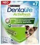 PURINA Dentalife Activfresh Tratament dentar mic pentru câini împotriva mirosului 7 bucăți