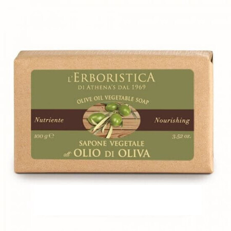 Savon végétal à l'huile d'olive, 100g, L'Erboristica