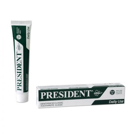 Dentifrice classique à usage quotidien, 75 ml, Président