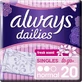 ALWAYS Dailies To Go Normal Fresh Daily Use 20 pièces