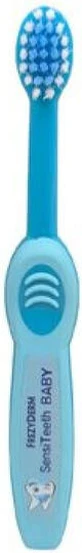 FREZYDERM SensiTeeth Baby Toothbrush Soft Light Blue Soft Toothbrush for Babies 6-36m Light Blue