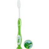 CHICCO Cepillo de dientes de leche para niños de 3 a 6 años en varios colores - Verde
