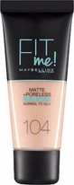 MAYBELLINE Fit Me Fond de teint pour une couvrance naturelle et mate 30ml 104 Soft Ivory