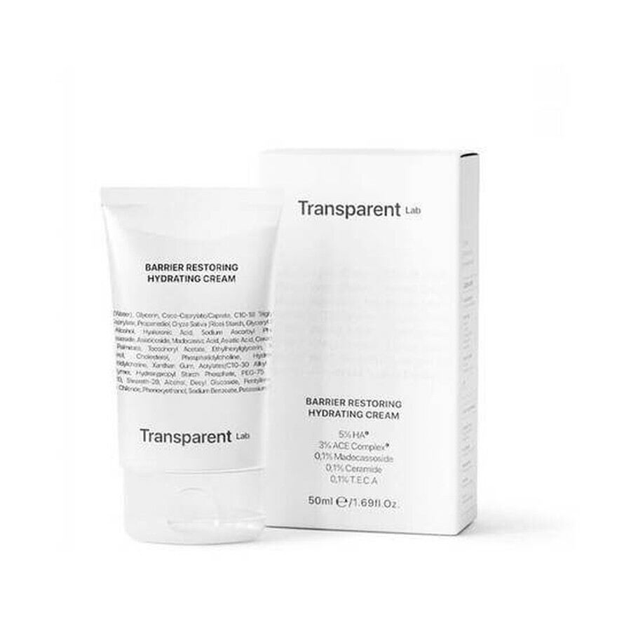 Barrier Restoring Hydrating Cream, 50 ml, Transparent Lab