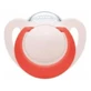 Sucette en silicone NUK Star avec anneau en silicone pour 18-36 mois [10.739.760] - Rose-Rouge