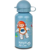 NAVA Aluminium fles We Care In blauwe kleur 400ml (10-125-011)