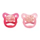 DR. BROWN'S Prevent Silicone Butterfly Night Moth 0-6m x2 In Various Colours PV 12006 - Pink